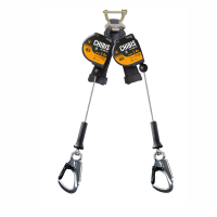 Средство защиты втягивающего типа, модель CHIBIS (двойной, малый алюм. карабин)