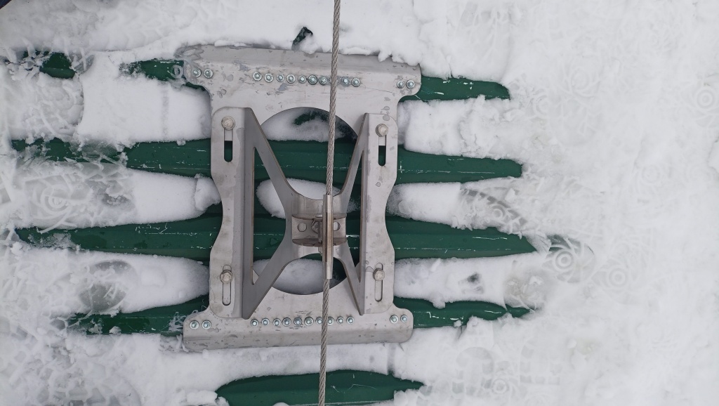 Анкерные линии на кровле из профлиста, анкерный столбик