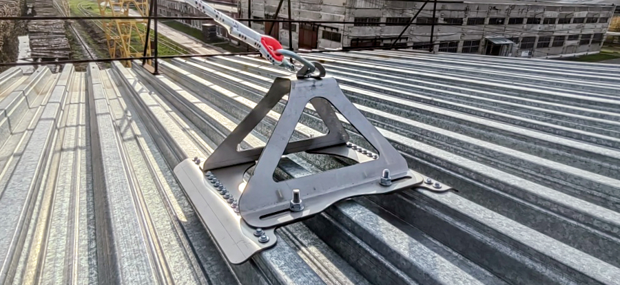 Анкерный столб для профлиста