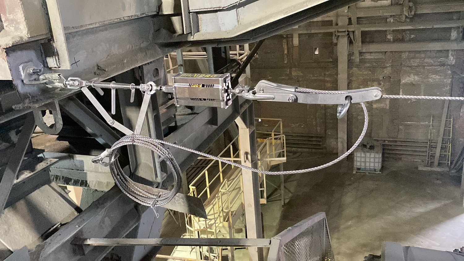 Установка переносных анкерных линий ВентоПро Templine