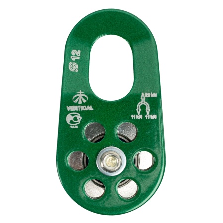 Блок-ролик дюралевый с подшипником Вертикаль