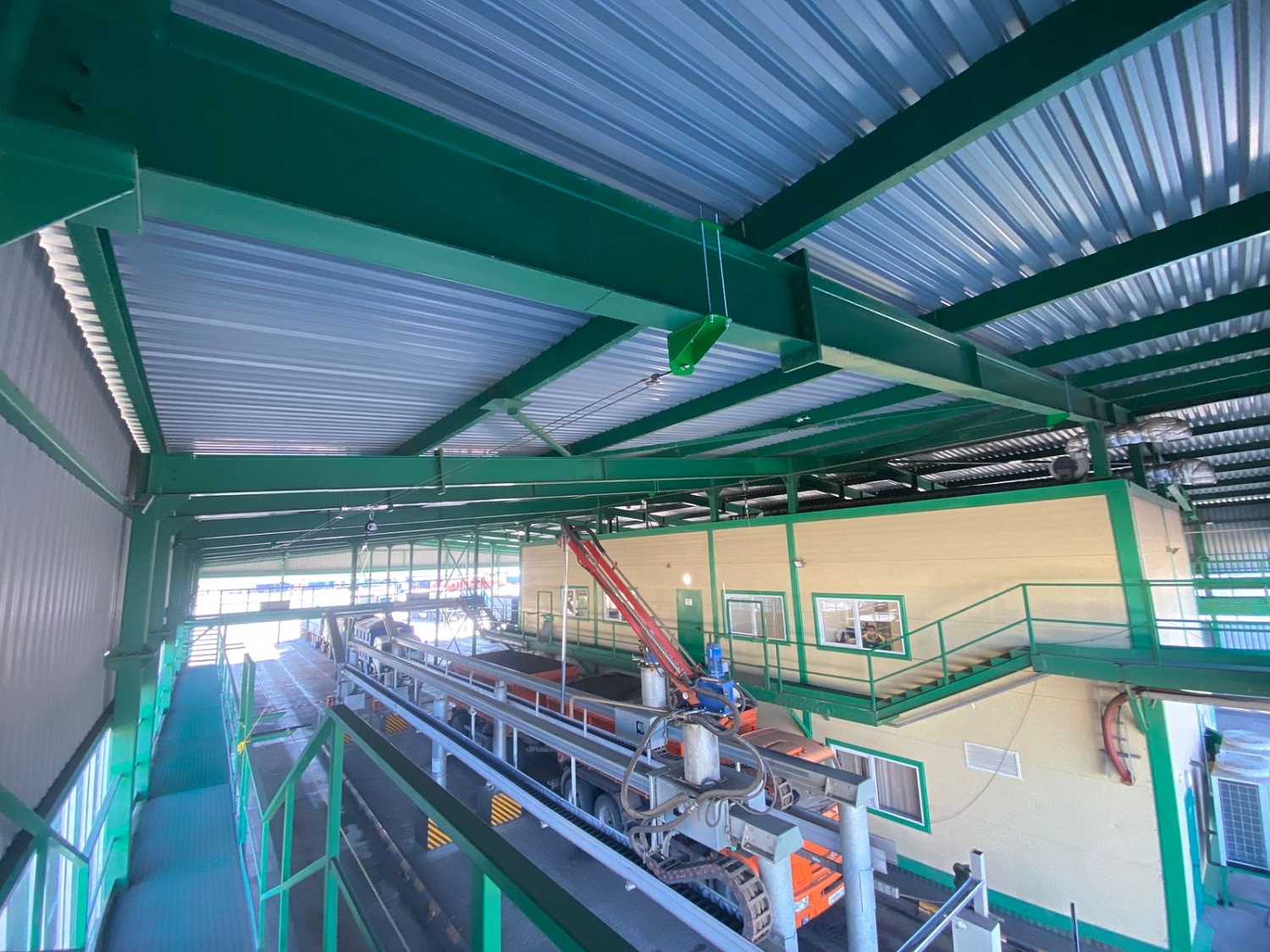 Установка анкерных линий на автовесовой в Курской области