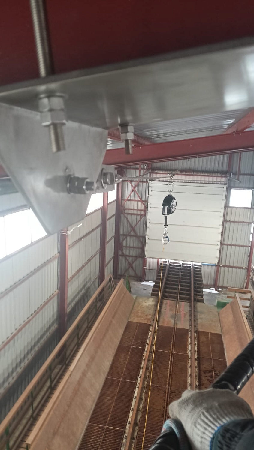 Анкерные линии для работы на железнодорожных вагонах