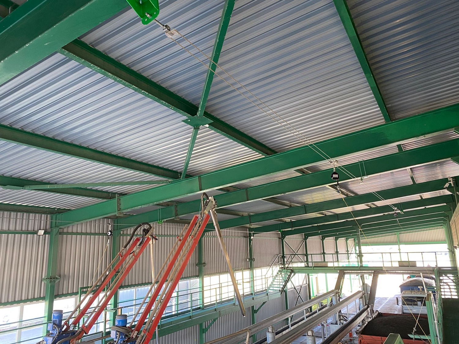 Установка анкерных линий на автовесовой в Курской области