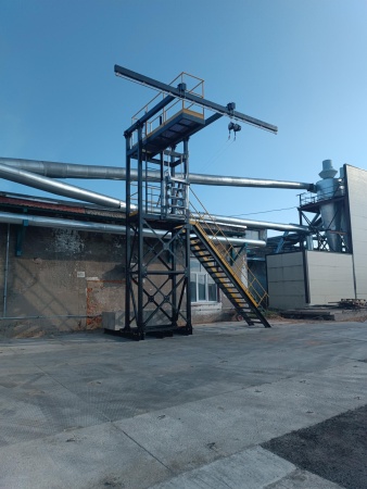 Площадка для обслуживания и осмотра автоцистерн с мостиком и анкерной линией 6м: купить в интернет-магазине