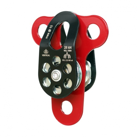 Блок-ролик двойной Вертикаль стальной с подшипником ПРО: купить в интернет-магазине