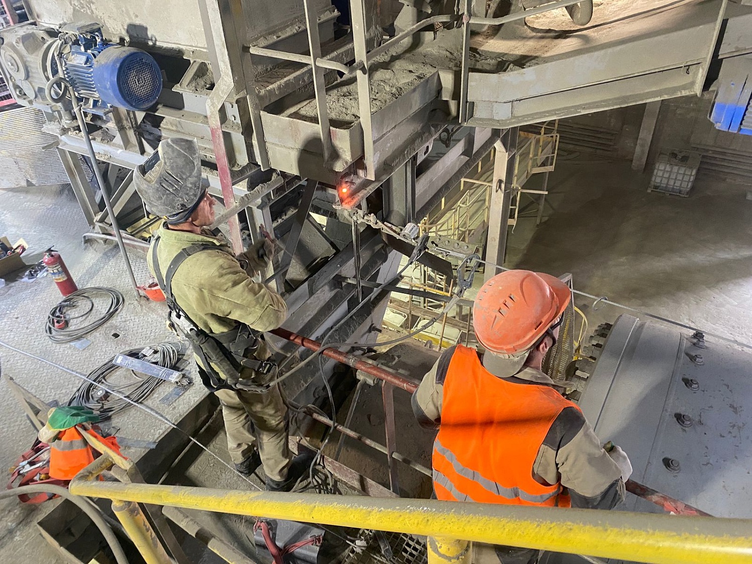 Установка переносных анкерных линий ВентоПро Templine