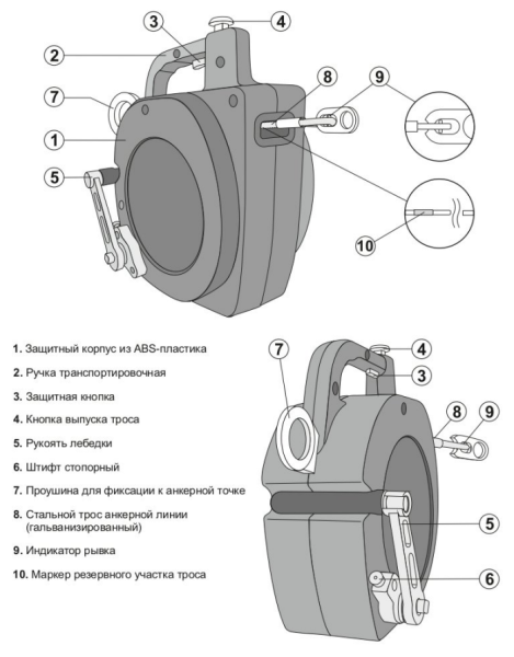 Горизонтальная анкерная линия Vento VZ-line: купить в интернет-магазине