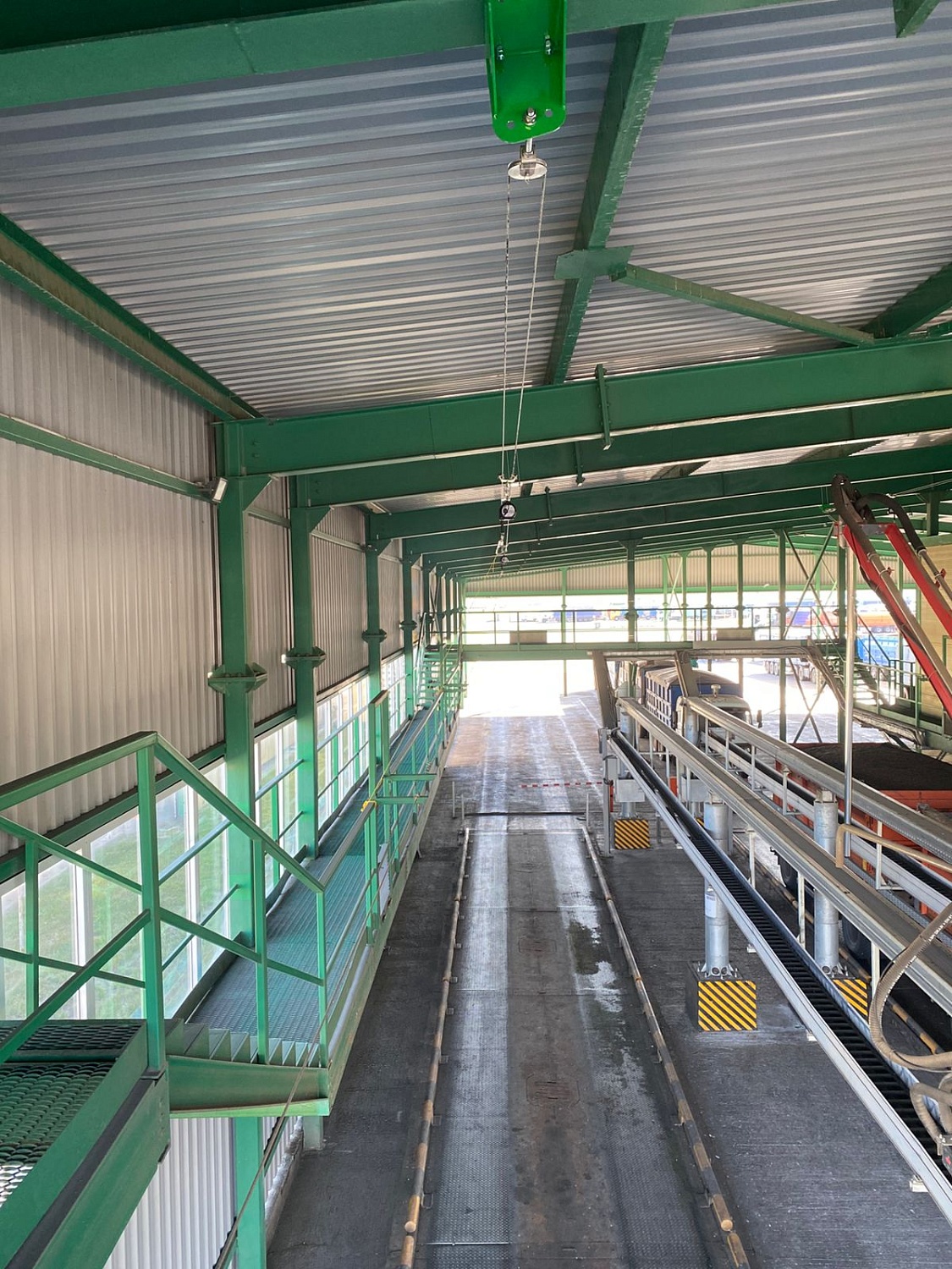 Установка анкерных линий на автовесовой в Курской области