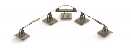 Линия анкерная тросовая горизонтальная Венто Трослайн