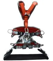 Привязь СП-10 Premium Фаст с рабочим сиденьем  и двумя винтовыми карабинами