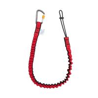 Стропа эластичная одинарная для крепления инструмента (до 25 кг) с карабином "Мини" с муфтой