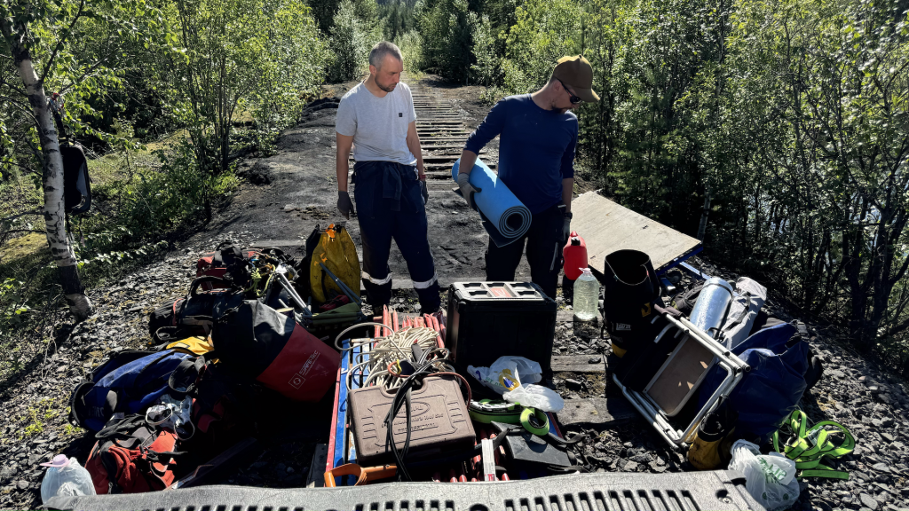 промышленный альпинист в командировке