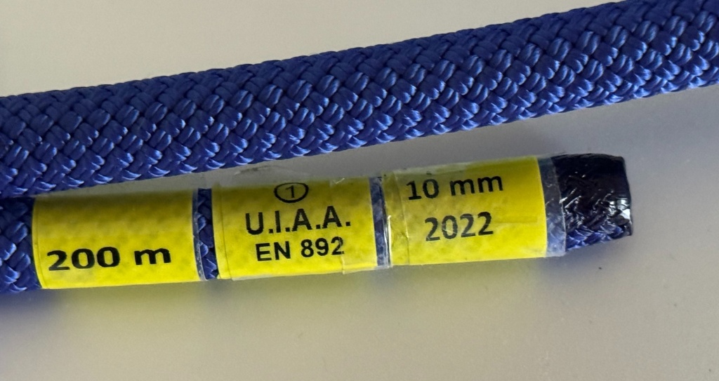 маркировка на веревке