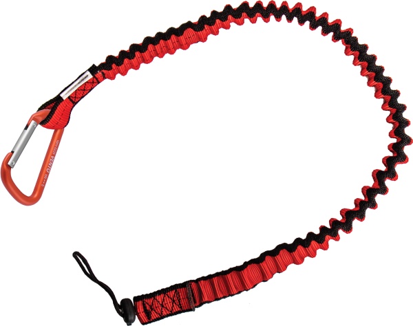 Стропа эластичная одинарная для крепления инструмента (до 25 кг) с карабином "МИНИ" – купить в интернет-магазине | АльпИндустрия-ПРО