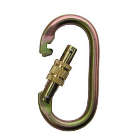 Карабин овал стальной Вертикаль: купить в интернет-магазине