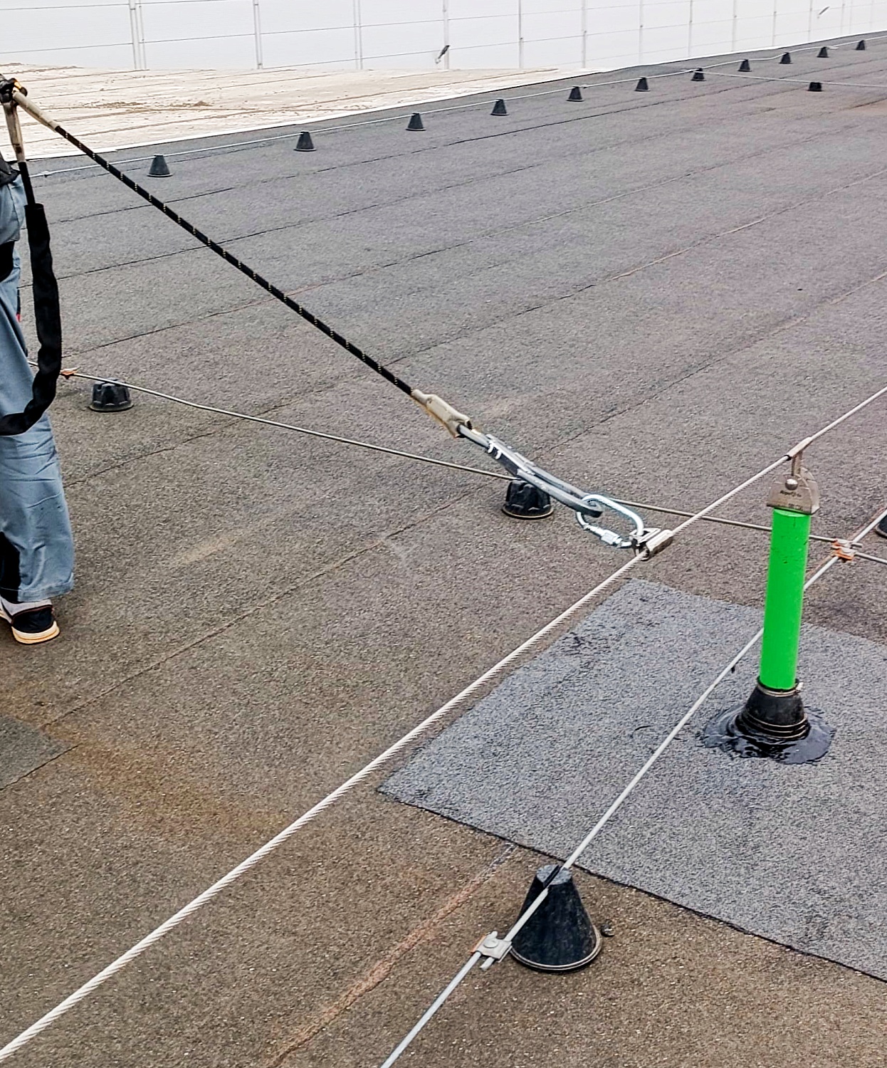 Анкерные линии на кровле в Липецкой области