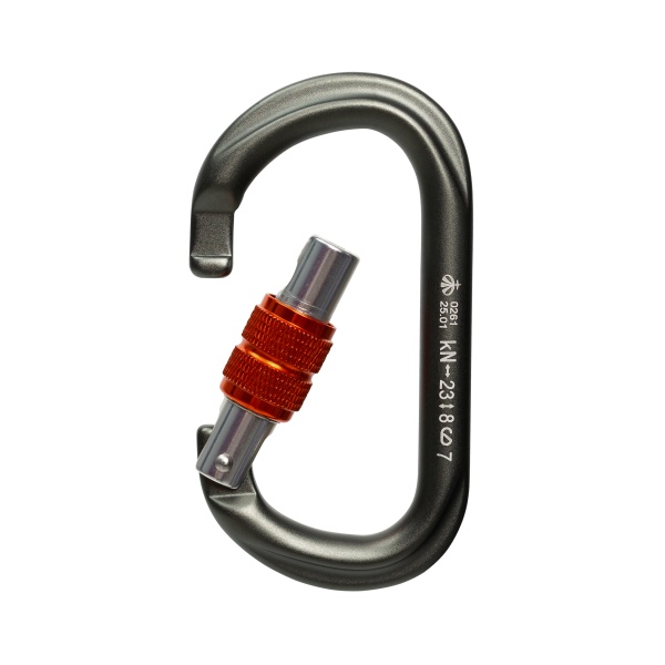 Карабин GRAY овал с муфтой (Keylock): купить в интернет-магазине