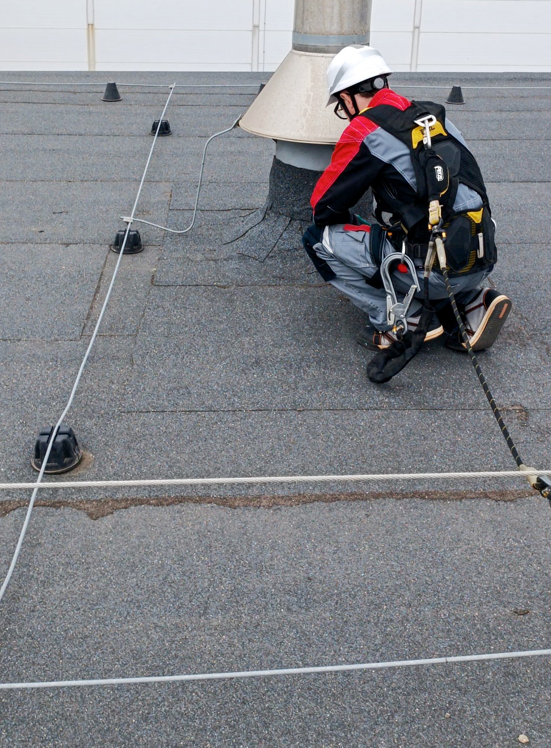 Анкерные линии на кровле в Липецкой области