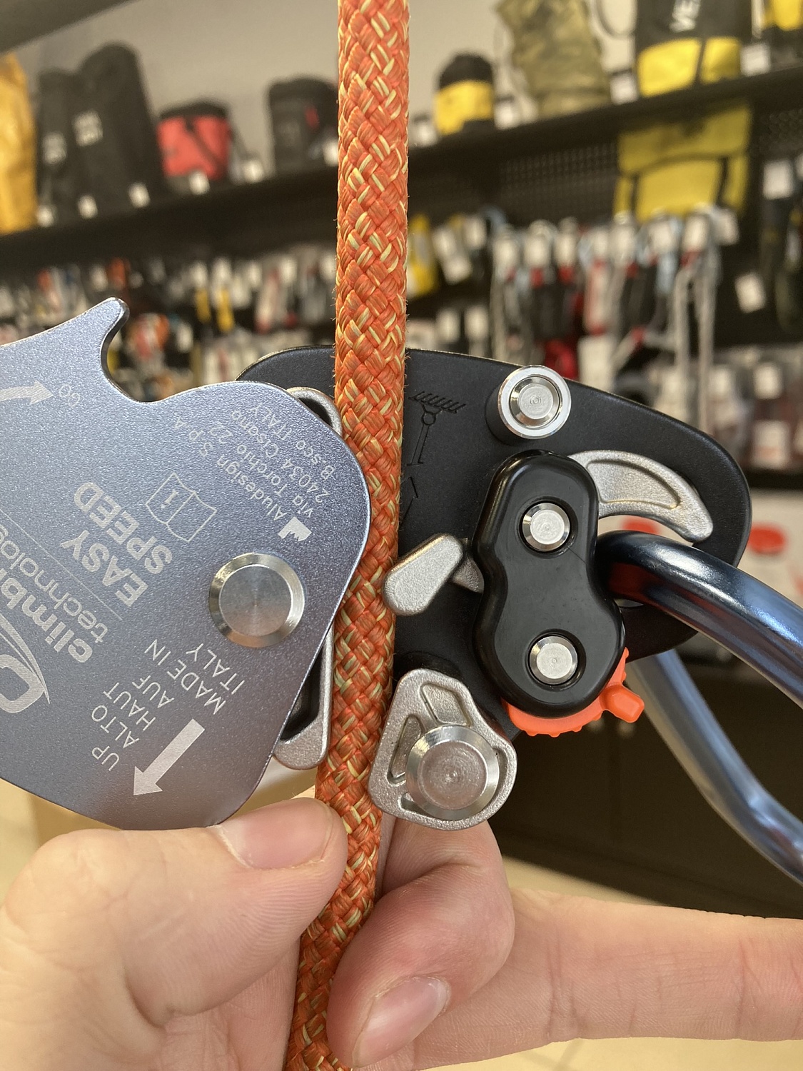 Страховочное устройство для работ на высоте Climbing technology EASY SPEED