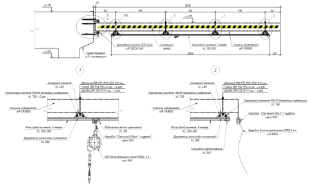 Консоль поворотная АиПро AIP CR 3500 с интегрированной анкерной линией X-line