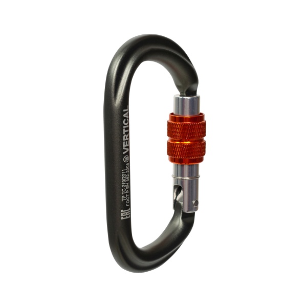 Карабин GRAY овал с муфтой (Keylock): купить в интернет-магазине