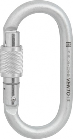 Карабин стальной Венто Овал: купить в интернет-магазине