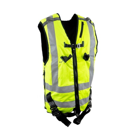 Страховочная привязь с интегрированным жилетом специальным сигнальным повышенной видимости (2 класс), модель SVETOCH 2: купить в интернет-магазине