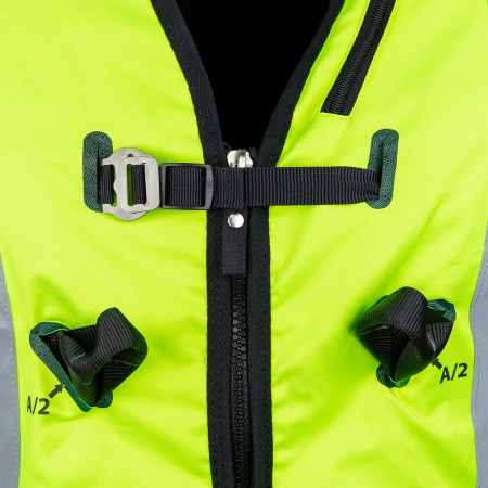 Страховочная привязь с интегрированным жилетом специальным сигнальным повышенной видимости (2 класс), модель SVETOCH 2: купить в интернет-магазине