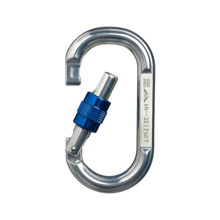 Карабин Вертикаль «Овал дюралевый» с муфтой: купить в интернет-магазине