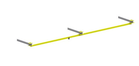 Горизонтальная направляющая для подвижного анкерного устройства типа В, 6 м: купить в интернет-магазине