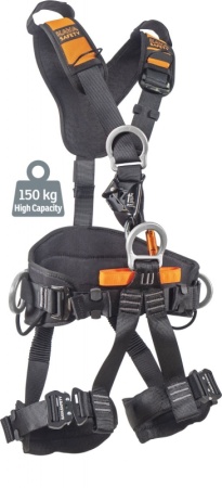 Привязь для канатного доступа KAYA SAFETY POWER ACCES с интегрированным зажимом CROLL