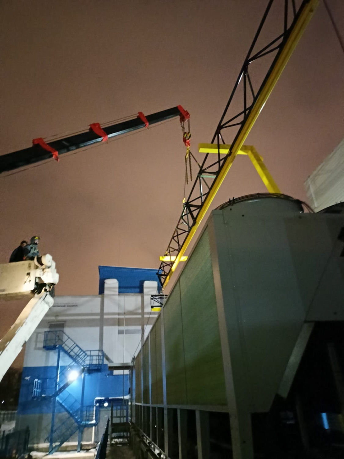 Анкерные линии Венто Двутавр для обслуживания чиллеров