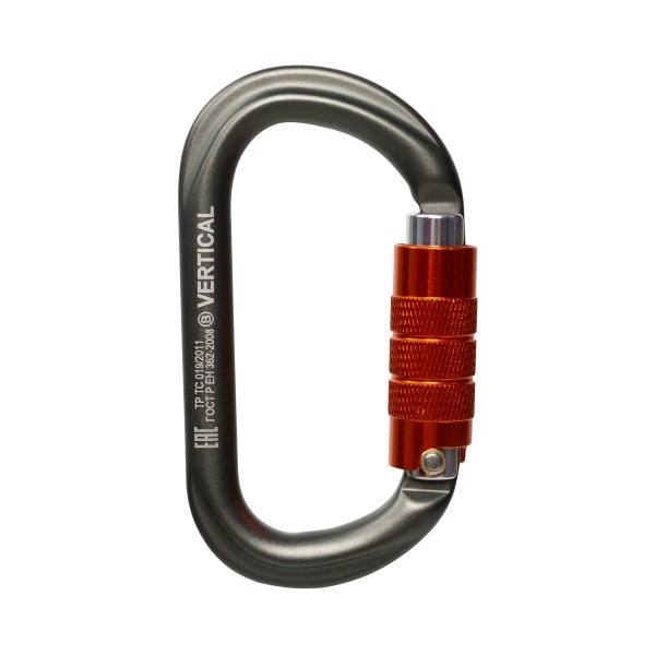 Карабин GRAY овал автомат (Keylock): купить в интернет-магазине