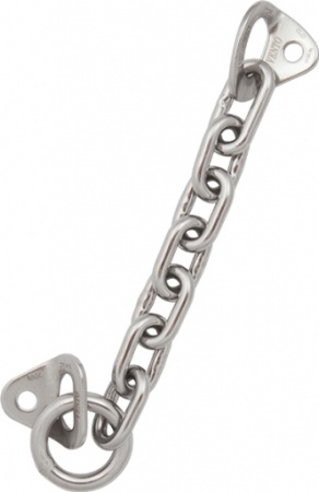 Шлямбурные уши с кольцом и цепью  нержавейка 10 мм Vento: купить в интернет-магазине