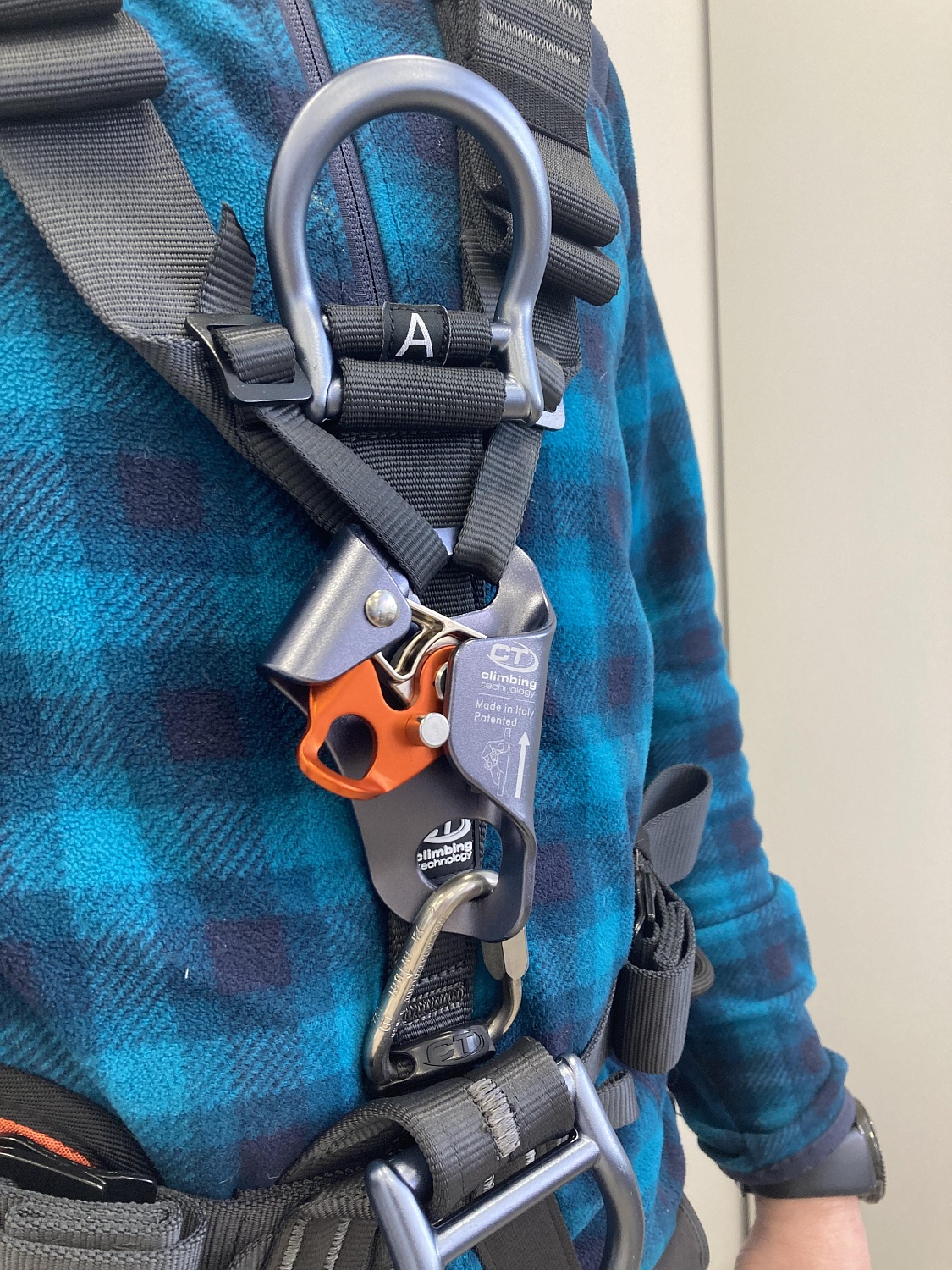 Привязь страховочная с зажимом Climbing technology GRYPHON ASCENDER