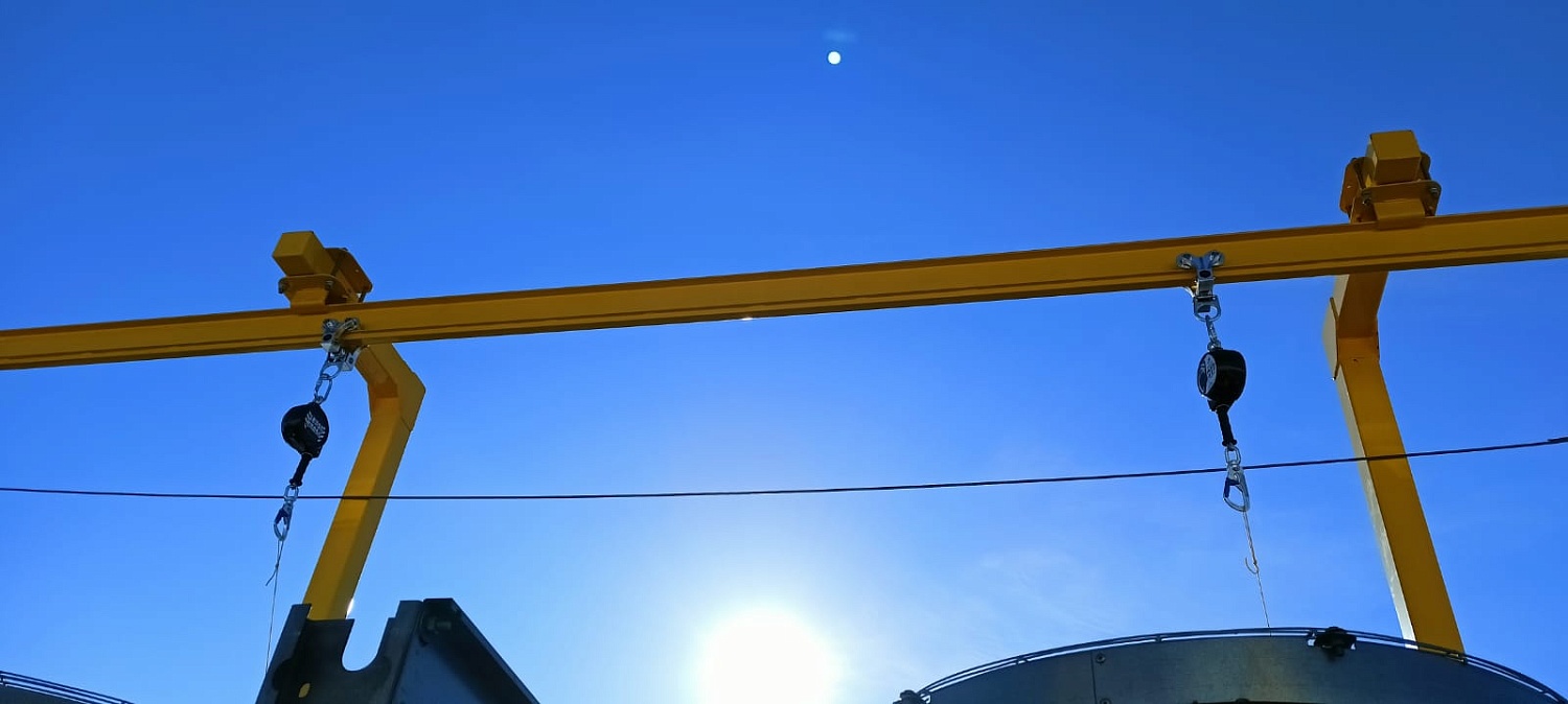 Анкерные линии Венто Двутавр для обслуживания чиллеров