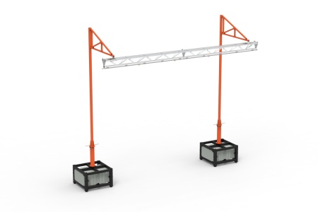 ДВУХОПОРНАЯ страховочная система АНТИРИСК+ ВМОД-П-ФБС 9 м