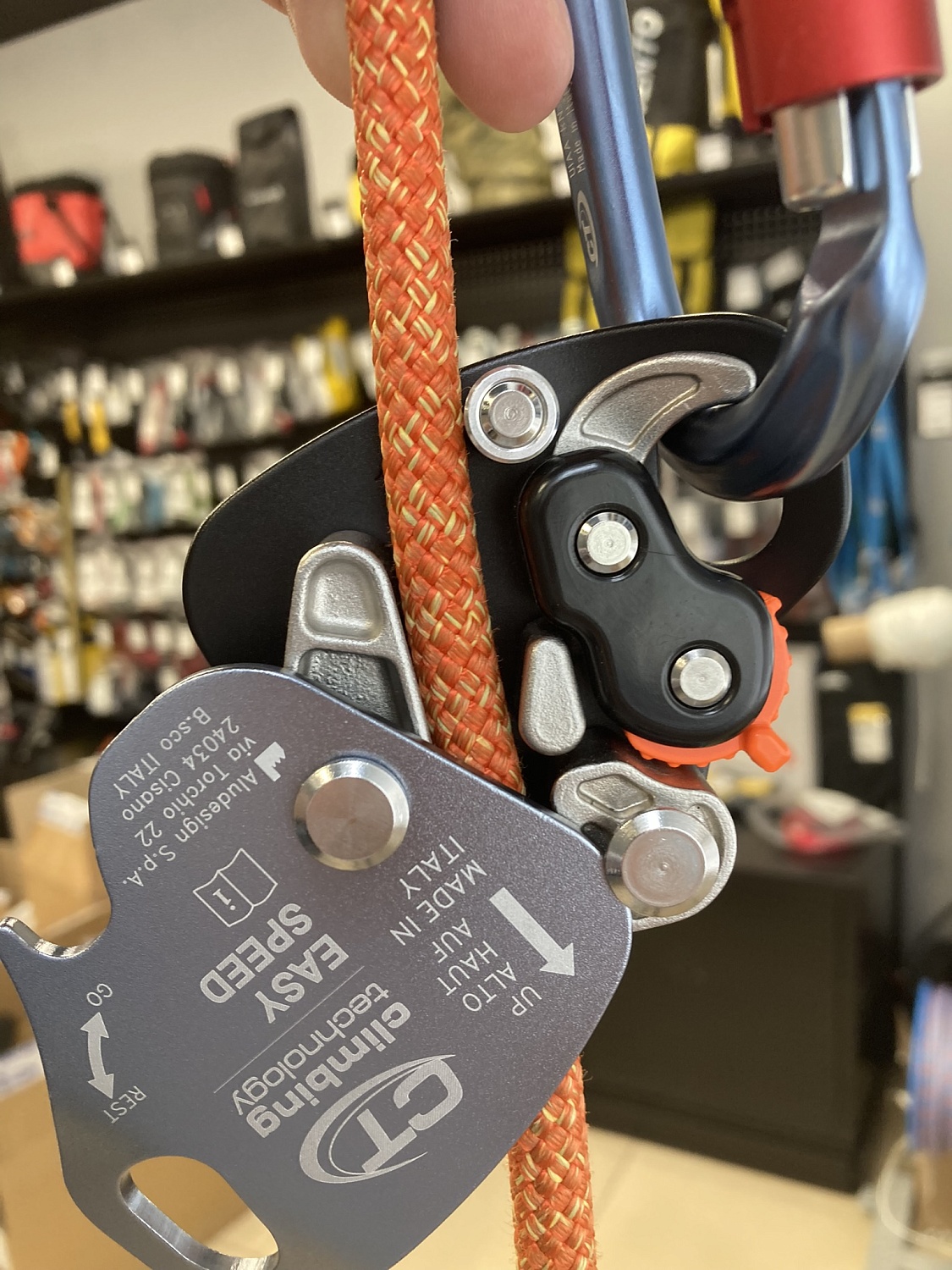 Страховочное устройство для работ на высоте Climbing technology EASY SPEED