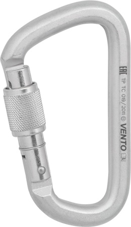 Карабин Венто «Стальной универсальный» с муфтой: купить в интернет-магазине