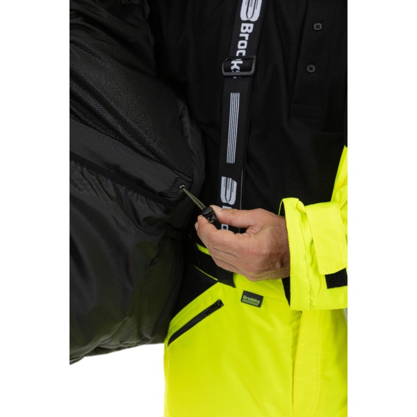Зимняя сигнальная куртка-парка Brodeks KW 220, желтый: купить в интернет-магазине