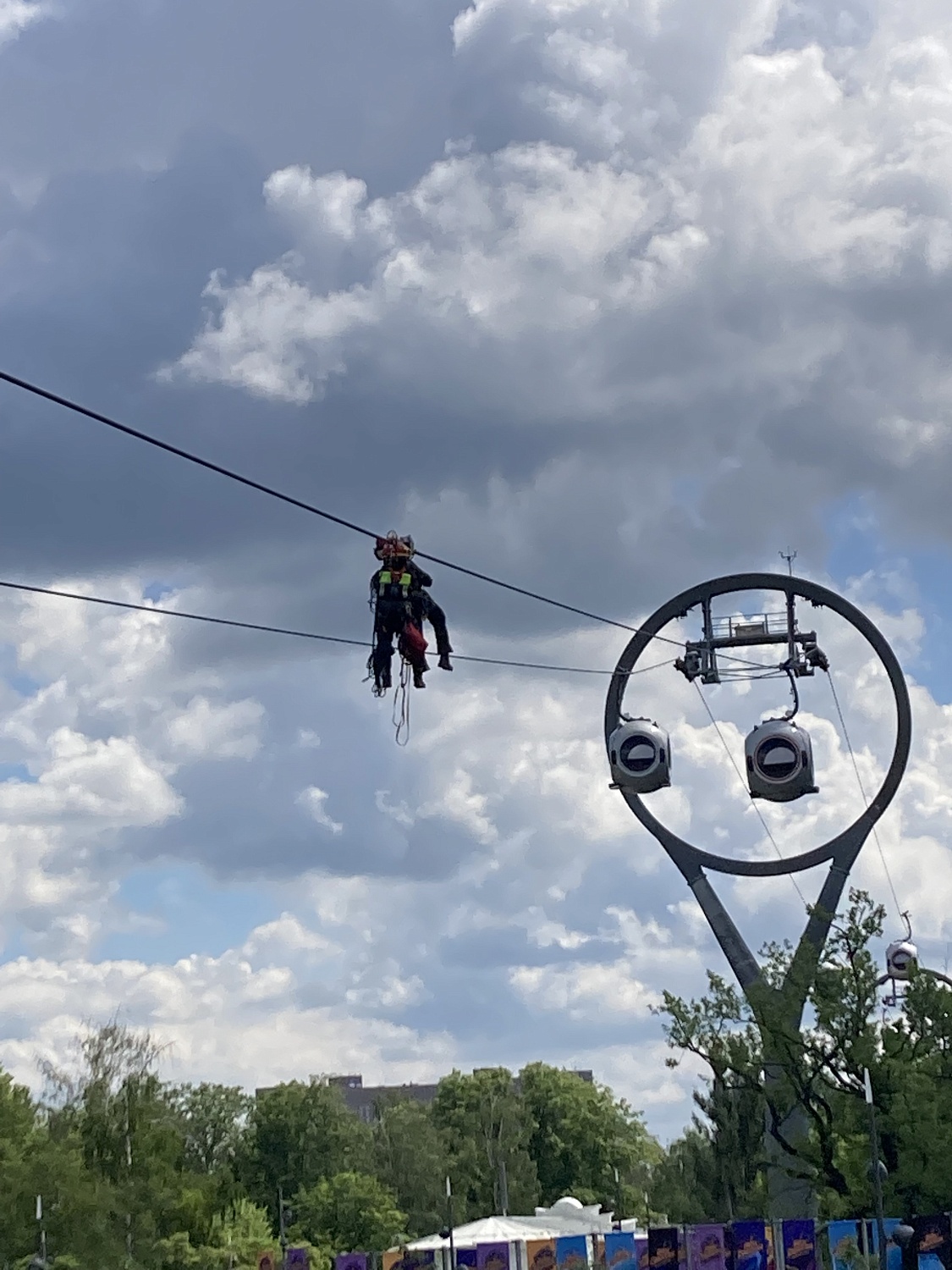 Проект оснащения кабин канатной дороги анкерными устройствами для эвакуации