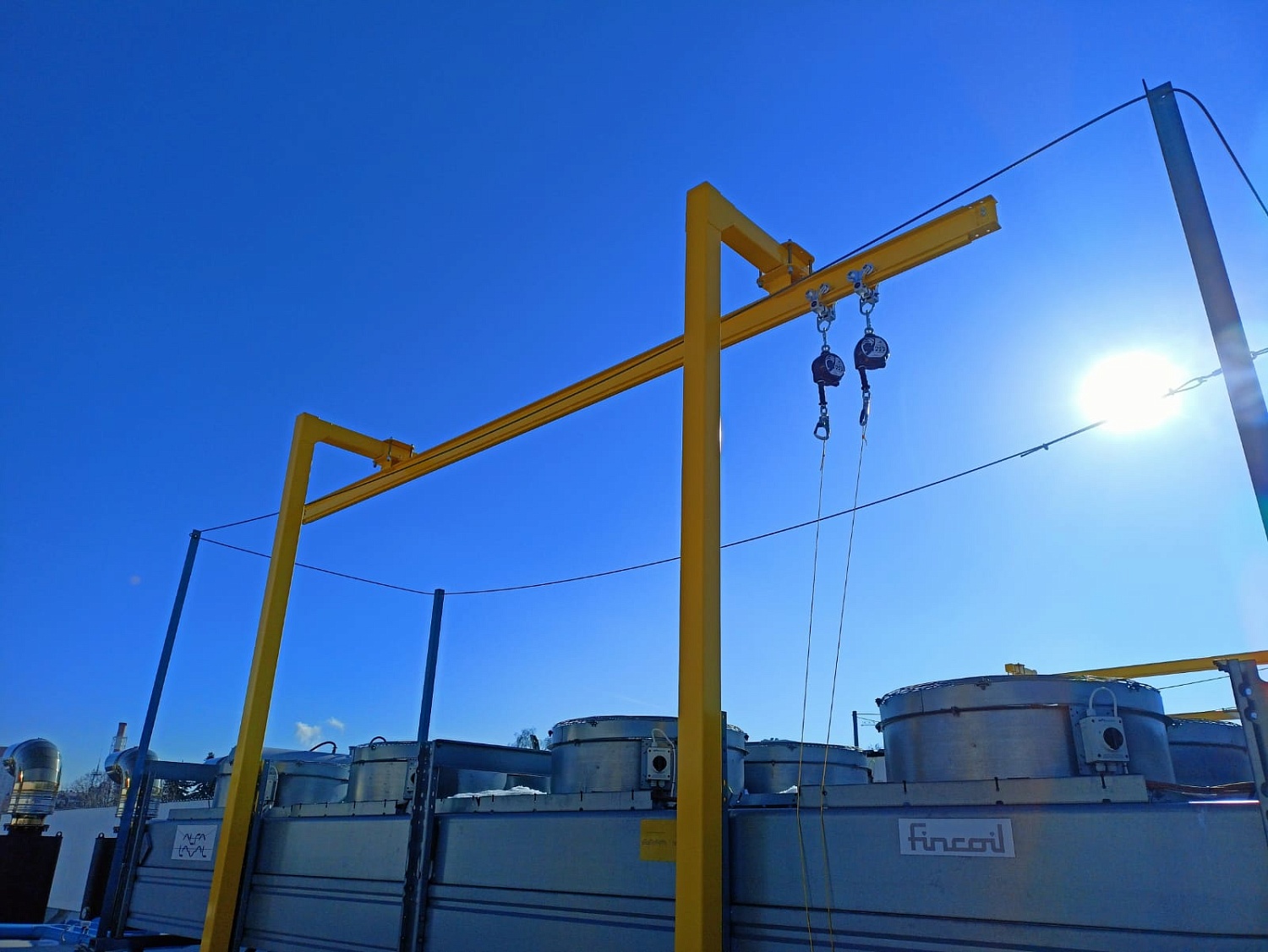 Анкерные линии Венто Двутавр для обслуживания чиллеров