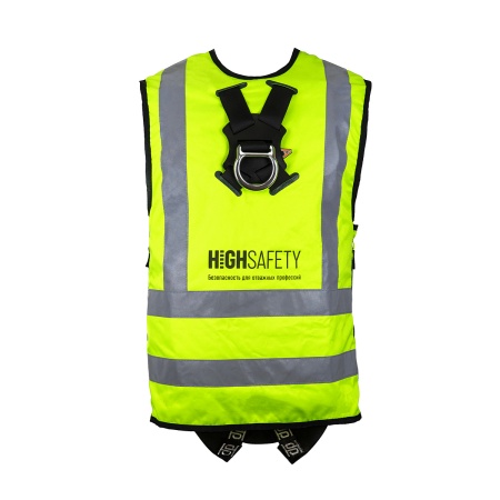 Страховочная привязь с интегрированным жилетом специальным сигнальным повышенной видимости (2 класс), модель SVETOCH 2: купить в интернет-магазине