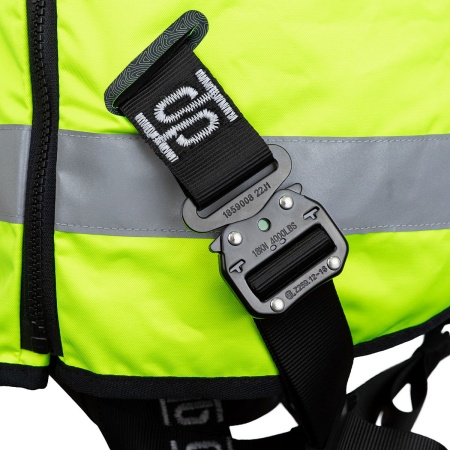 Страховочная привязь с интегрированным жилетом специальным сигнальным повышенной видимости (2 класс), модель SVETOCH 2: купить в интернет-магазине