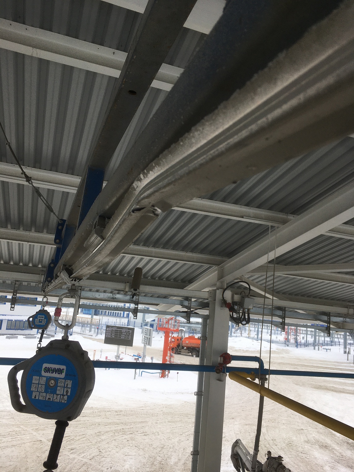 Периодический осмотр стационарных анкерных линий