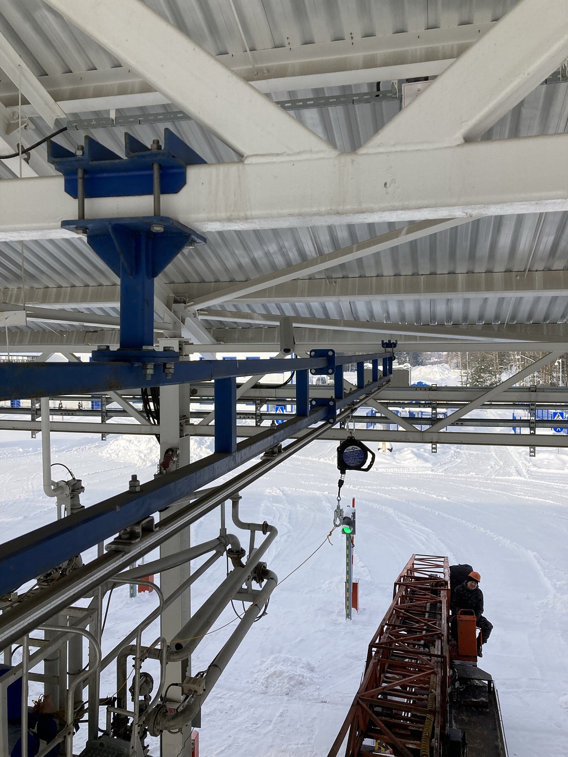 Периодический осмотр стационарных анкерных линий