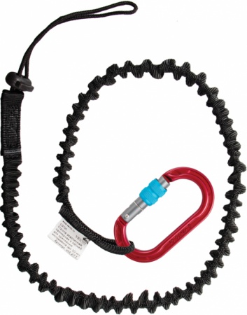 Стропа эластичная одинарная с петлей Vento для крепления инструмента (до 10 кг) с карабином «Ozone» – купить в интернет-магазине | АльпИндустрия-ПРО