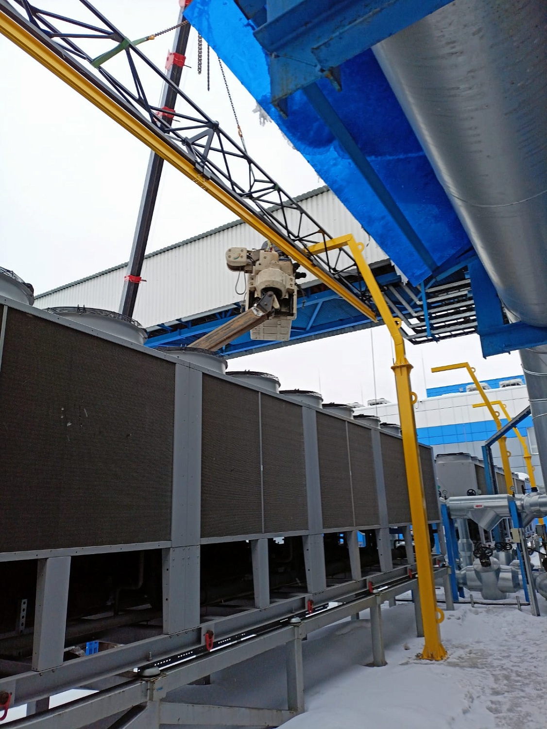 Анкерные линии Венто Двутавр для обслуживания чиллеров