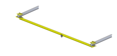 Горизонтальная направляющая для подвижного анкерного устройства типа В, 6 м: купить в интернет-магазине